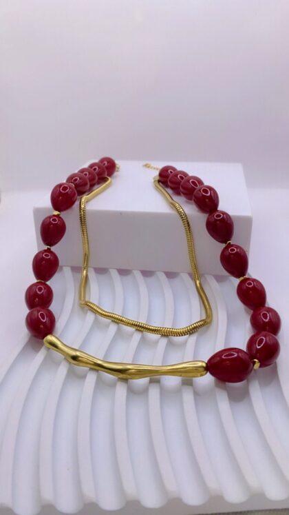 Κολιέ “Crimson Line”