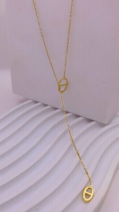 Κολιέ “Golden Tie”