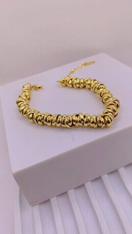 Golden Lava Bracelet